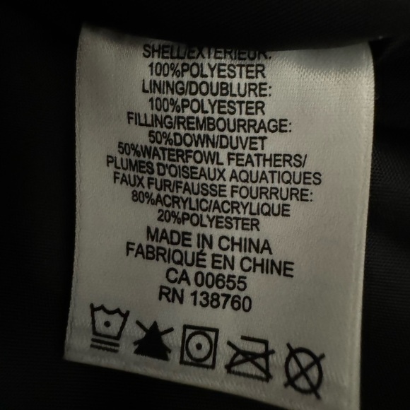 Black Down Filled Lady Woman 2X Reitman Warmest Winter Snow Jacket Coat NEW Tags - Picture 7 of 15